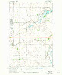 Emerado 1963 topographic map thumbnail