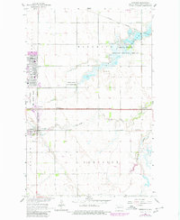 Emerado 1963 topographic map preview