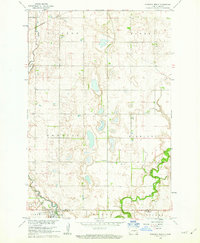 Enderlin North 1961 topographic map preview