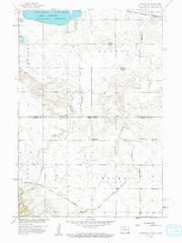 Veblen NE 1958 topographic map thumbnail