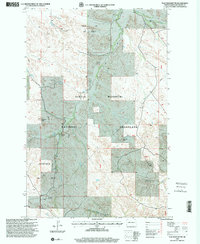 Flat Rock Butte 1997 topographic map thumbnail