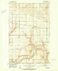 Flora 1951 topographic map thumbnail
