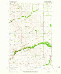 Fordville SE 1963 topographic map thumbnail
