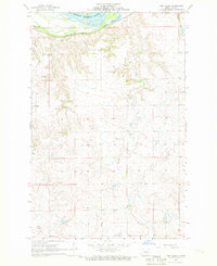 Fort Clark 1968 topographic map thumbnail