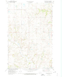 Fort Clark SE 1972 topographic map thumbnail