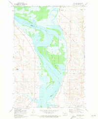 Fort Rice 1971 topographic map thumbnail