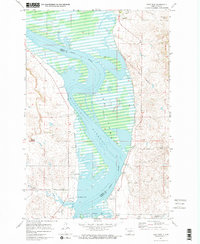 Fort Rice 1971 topographic map thumbnail