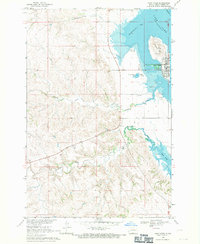 Fort Yates 1968 topographic map thumbnail