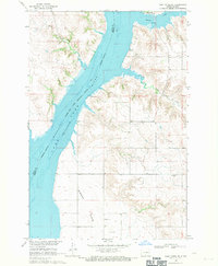 Fort Yates NE 1968 topographic map thumbnail