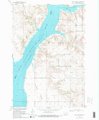 Fort Yates NE 1968 topographic map thumbnail