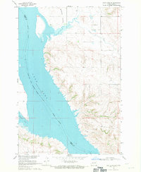 Fort Yates SE 1968 topographic map thumbnail