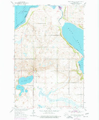 Free Peoples Lake 1951 topographic map thumbnail
