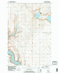 Fried 1990 topographic map thumbnail
