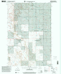 Fryburg 1997 topographic map thumbnail