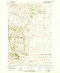 Fryburg NE 1962 topographic map thumbnail