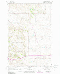 Fryburg NE 1962 topographic map thumbnail