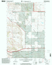 Fryburg NE 1997 topographic map thumbnail