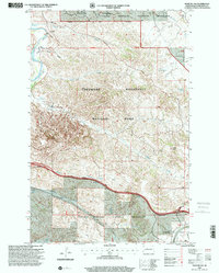 Fryburg NW 1997 topographic map thumbnail