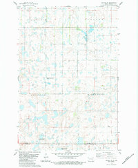 Gackle NE 1983 topographic map thumbnail