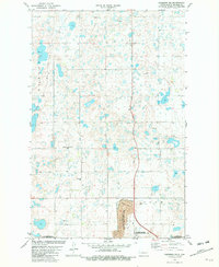 Garrison NE 1981 topographic map thumbnail