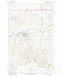 Glen Ullin 1960 topographic map thumbnail
