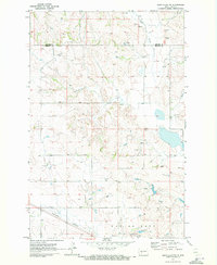Glen Ullin NW 1970 topographic map thumbnail
