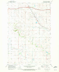 Glen Ullin SW 1970 topographic map thumbnail