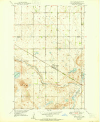 Grace City 1950 topographic map thumbnail