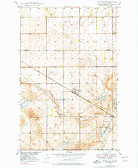 Grace City 1949 topographic map thumbnail