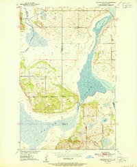 Grahams Island 1951 topographic map thumbnail