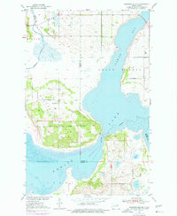 Grahams Island 1951 topographic map thumbnail