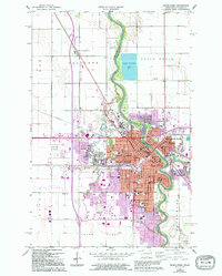 Grand Forks 1994 topographic map thumbnail