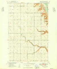 Grano SW 1949 topographic map preview