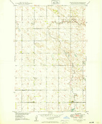 Granville NE 1949 topographic map thumbnail
