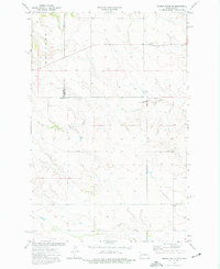 Grassy Butte SE 1974 topographic map thumbnail