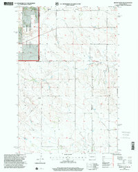 Grassy Butte SE 1997 topographic map thumbnail