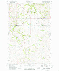 Grassy Butte SW 1974 topographic map thumbnail