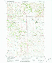 Grassy Butte SW 1974 topographic map thumbnail
