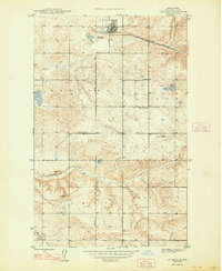 Grenora 1948 topographic map thumbnail