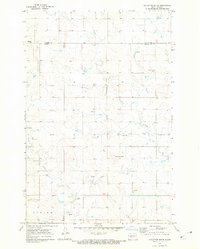 Hailstone Butte 1970 topographic map thumbnail