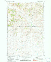 Halliday NE 1970 topographic map preview