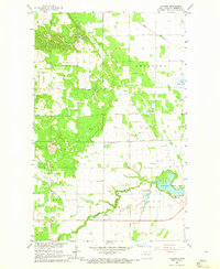 Hallson 1964 topographic map thumbnail
