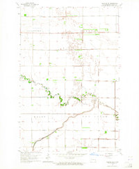 Halstad SW 1963 topographic map thumbnail