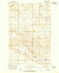 Hamberg 1951 topographic map thumbnail