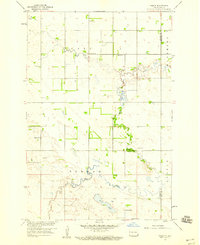 Hamlin 1958 topographic map thumbnail