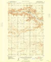 Hanks 1948 topographic map thumbnail