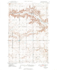 Hanks 1948 topographic map thumbnail