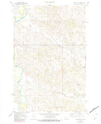 Hanks Gully 1970 topographic map thumbnail