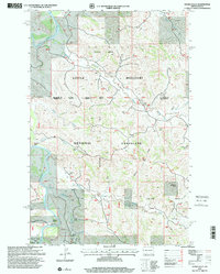 Hanks Gully 1997 topographic map thumbnail