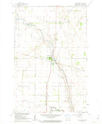 Hannaford 1961 topographic map thumbnail